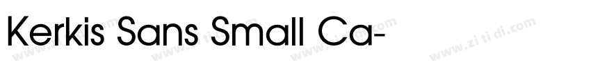 Kerkis Sans Small Ca字体转换 Kerkis Sans Small Ca字体转换